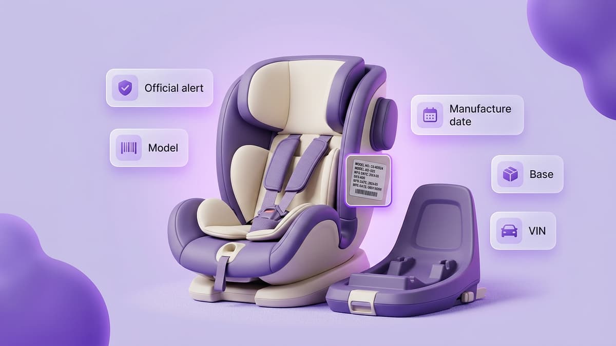 Car Seat Recalls: How Parents Can Check Child Restraints and Travel Systems